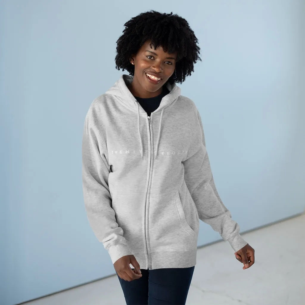 TwentyFiveForty Logo Hoodie - Unisex Full Zip