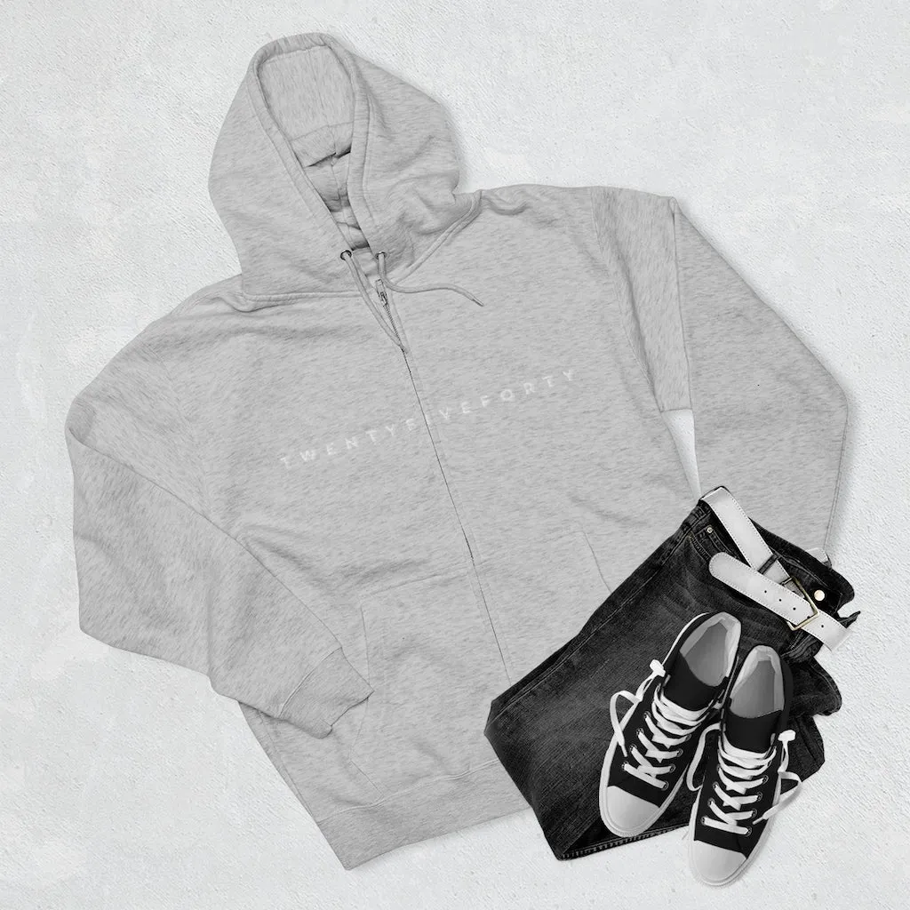 TwentyFiveForty Logo Hoodie - Unisex Full Zip