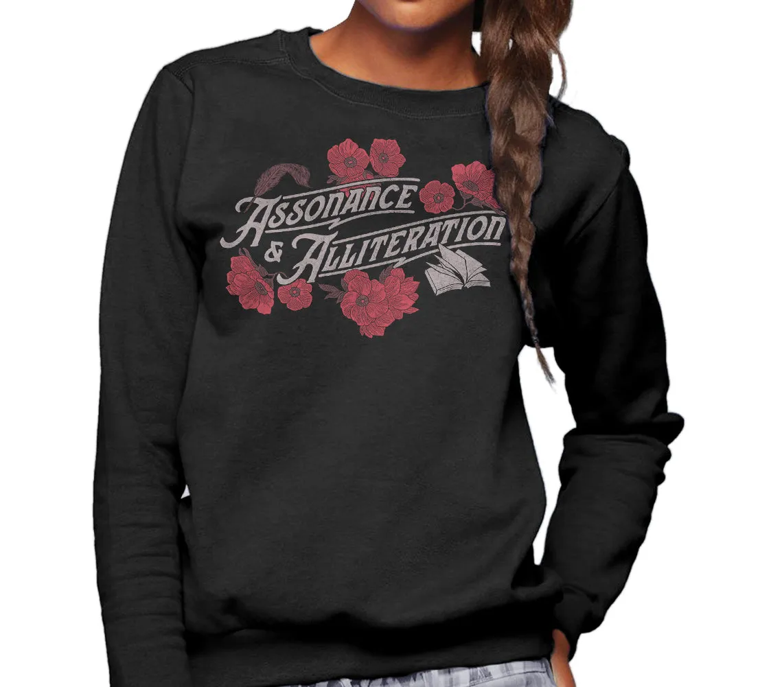 Unisex Assonance and Alliteration Sweatshirt
