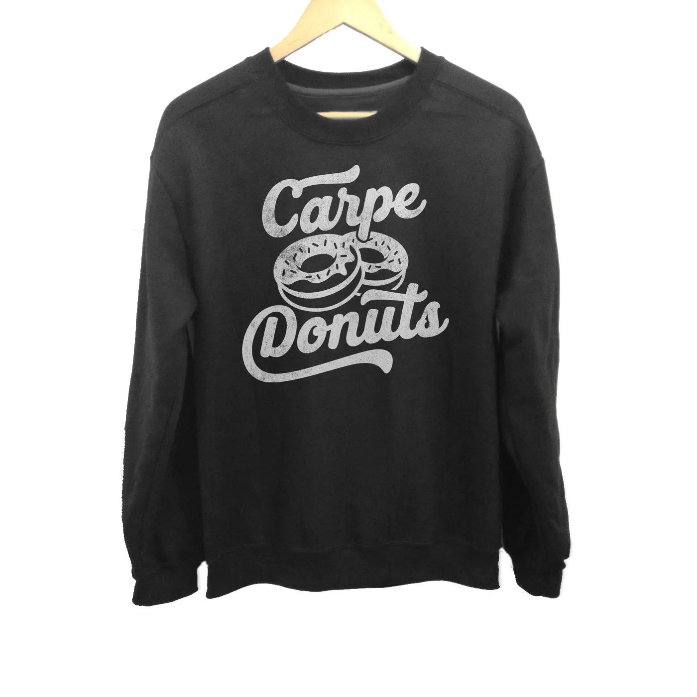 Unisex Carpe Donuts Sweatshirt - Funny Donut Shirt