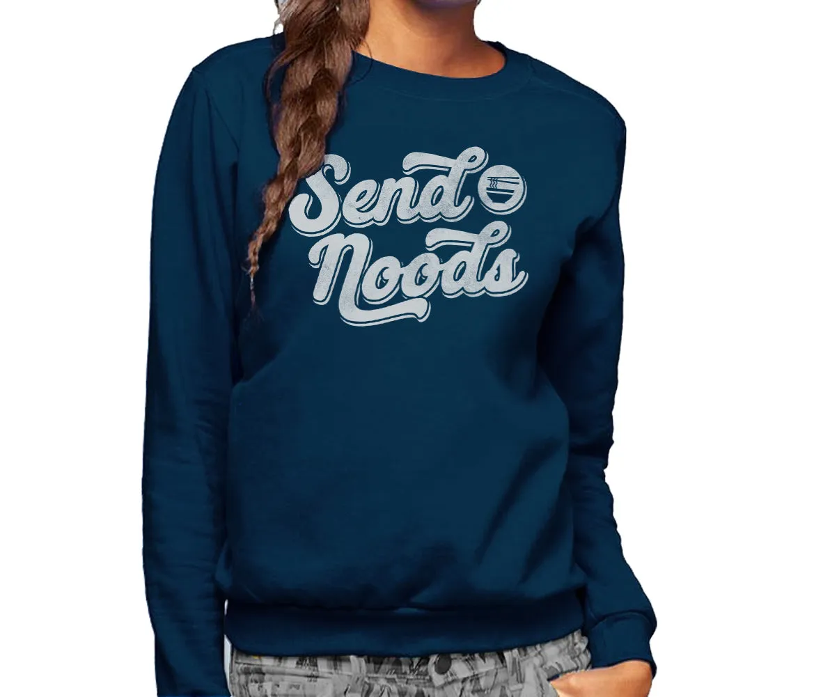 Unisex Send Noods Sweatshirt - Asian Food Pho Ramen
