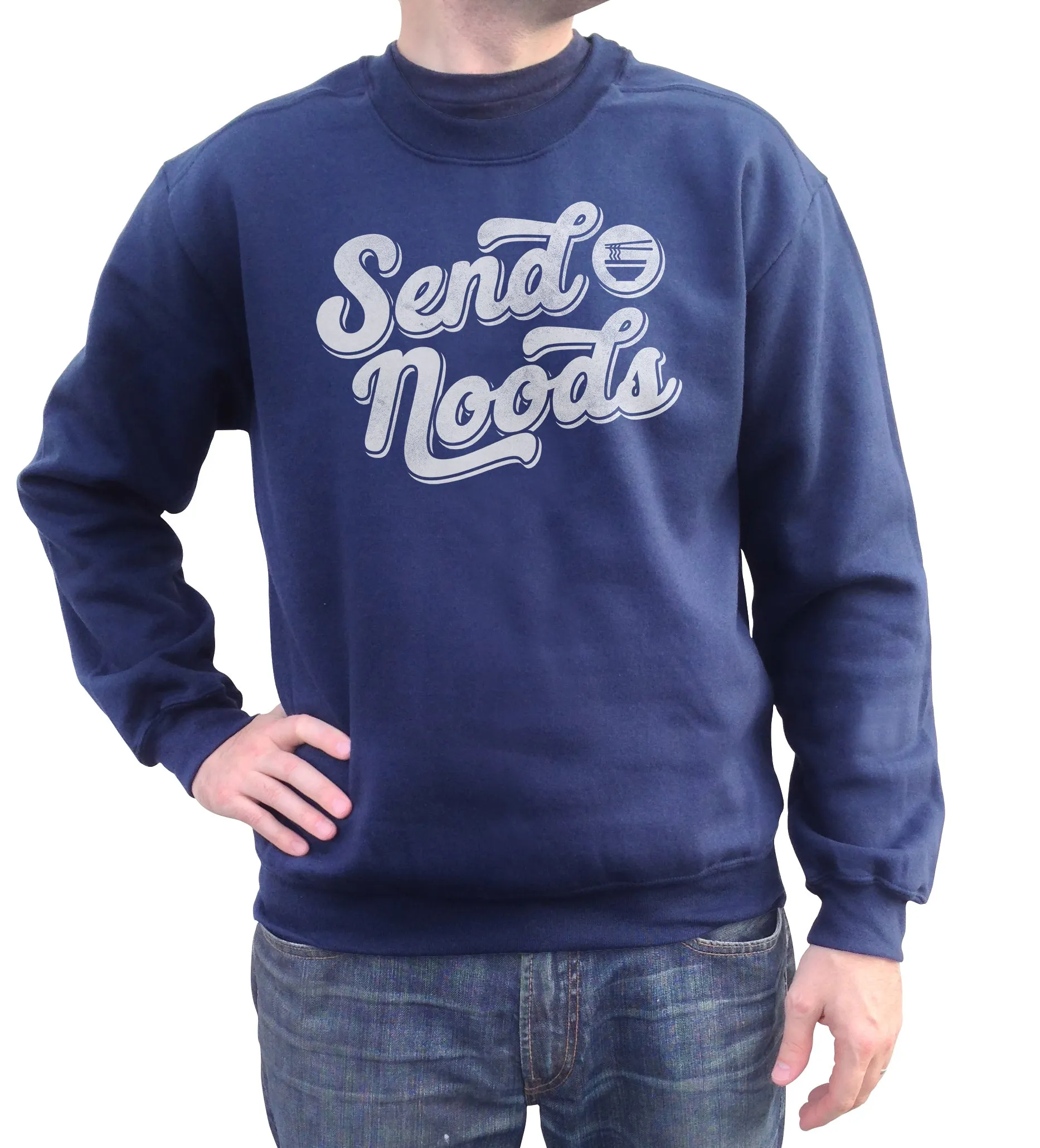 Unisex Send Noods Sweatshirt - Asian Food Pho Ramen