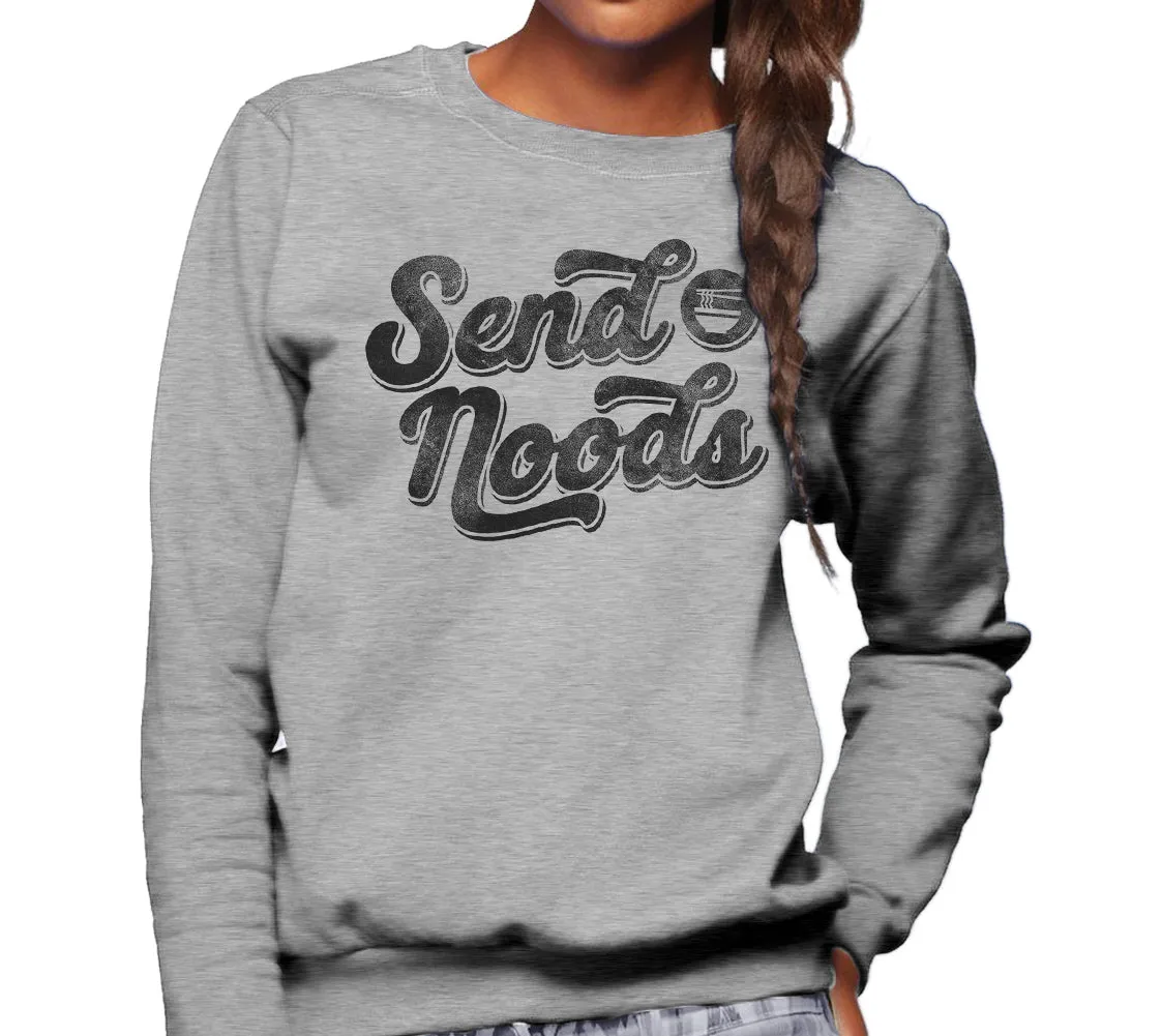 Unisex Send Noods Sweatshirt - Asian Food Pho Ramen