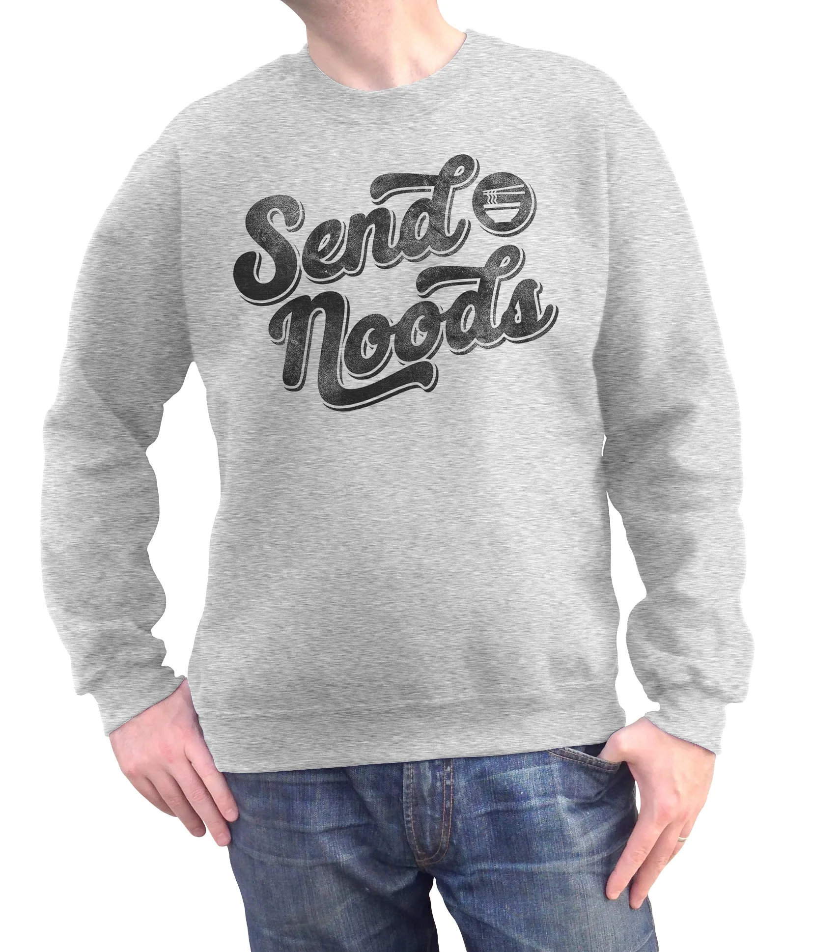 Unisex Send Noods Sweatshirt - Asian Food Pho Ramen