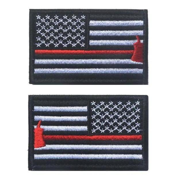 US Flag Military Patches (Combo)
