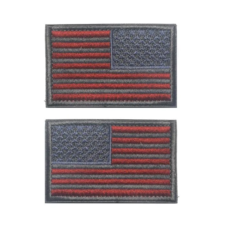 US Flag Military Patches (Combo)