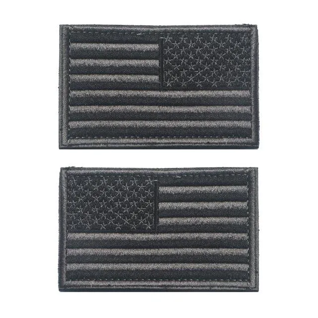 US Flag Military Patches (Combo)