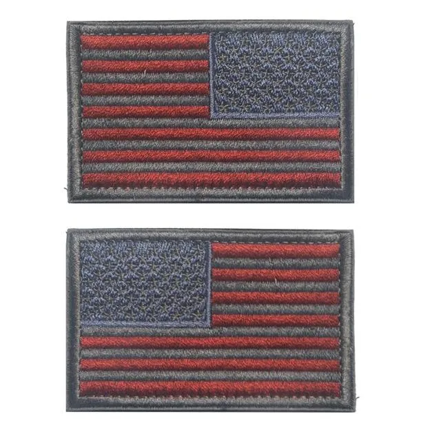 US Flag Military Patches (Combo)