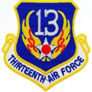 US Military USAF 13th Air Force Shield Patch