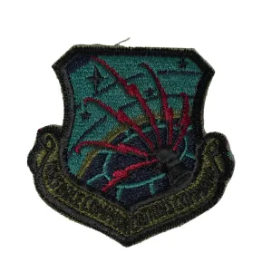 US Military USAF Air Force Communication Command Shield Iron On Patch