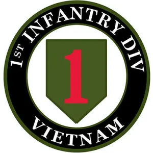 US Military Vietnam 1st Infantry Division Patch