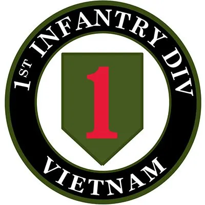 US Military Vietnam 1st Infantry Division Patch