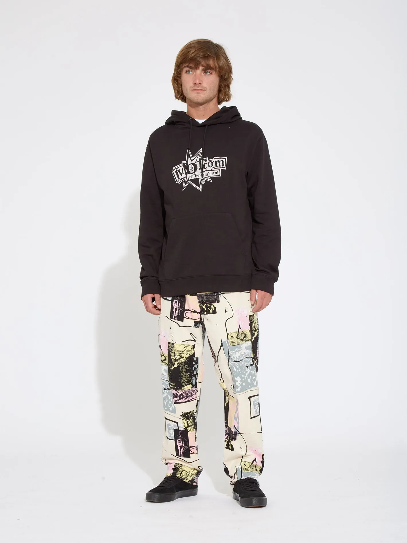 V Entertainment Kapuzenpullover - BLACK