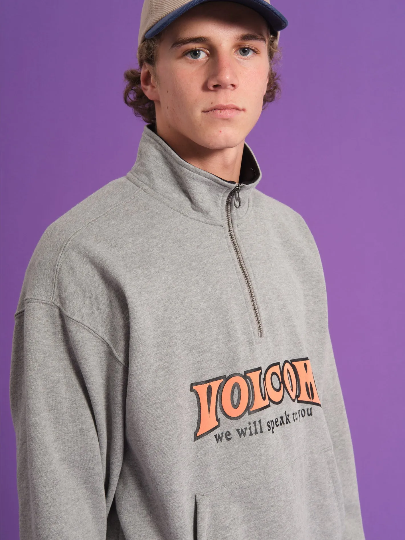 Varsity Sweatshirt - HEATHER GREY