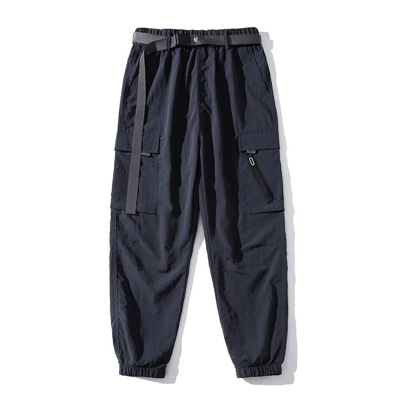 Versatile Tapered-leg Cargo Pants for Casual Style