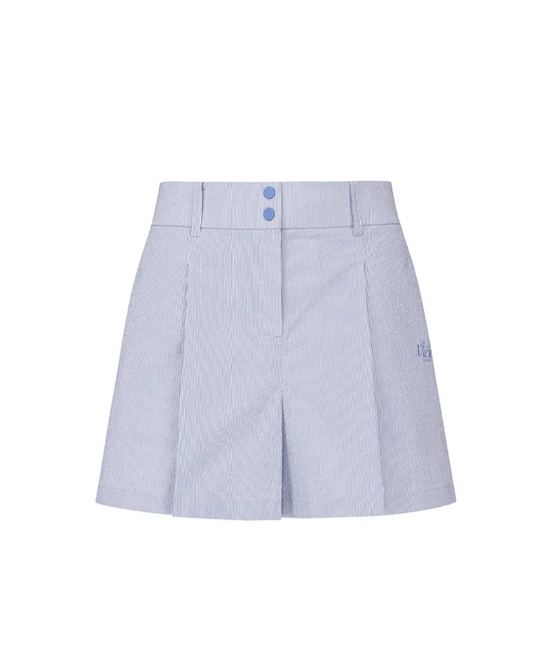 Vice Golf Atelier Women Waild Wide Half Pants - Blue