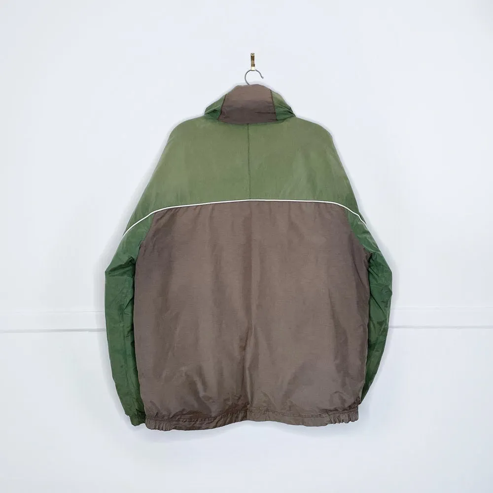 vintage 00s roots reversible down puffer coat