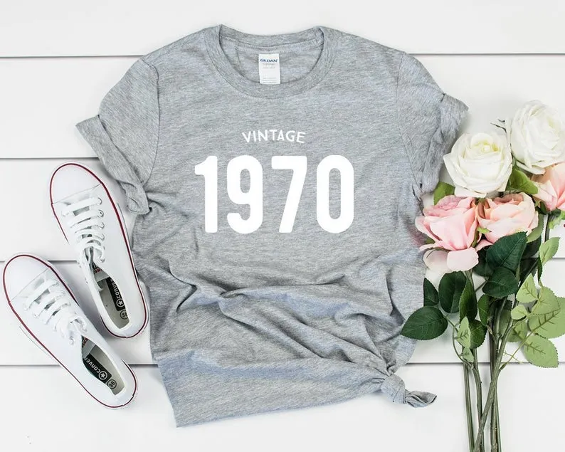 Vintage 1970 Birthday T-Shirt | 54th Birthday Party T-Shirt