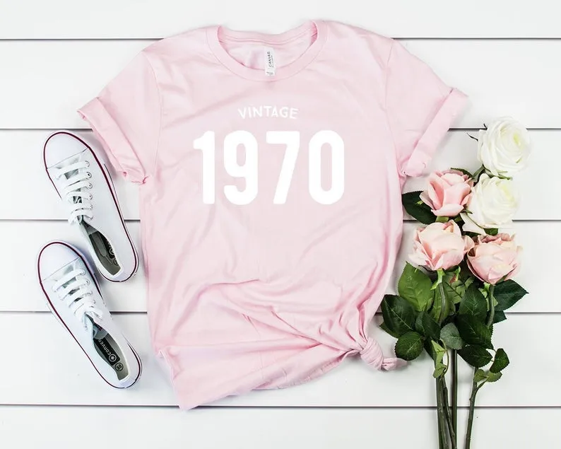 Vintage 1970 Birthday T-Shirt | 54th Birthday Party T-Shirt