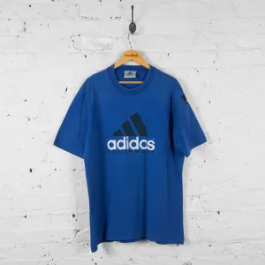 Vintage Adidas Equipment T-shirt - Navy - XL