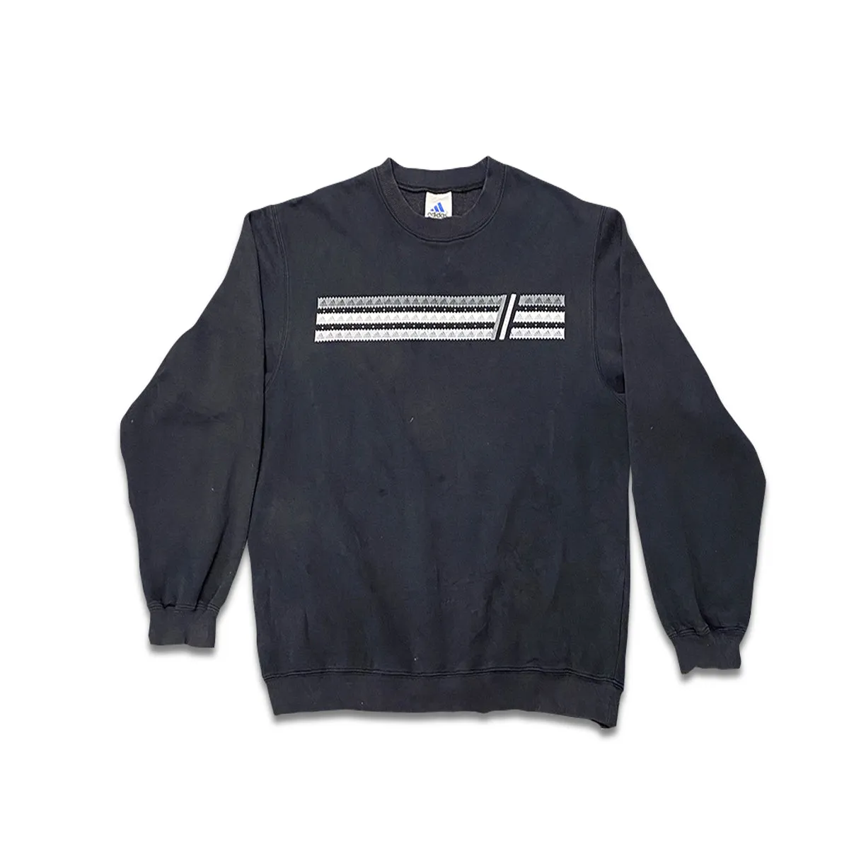 Vintage Adidas Repeat Logo Crewneck