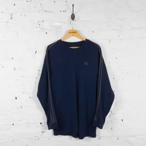Vintage Adidas T-shirt - Navy - L