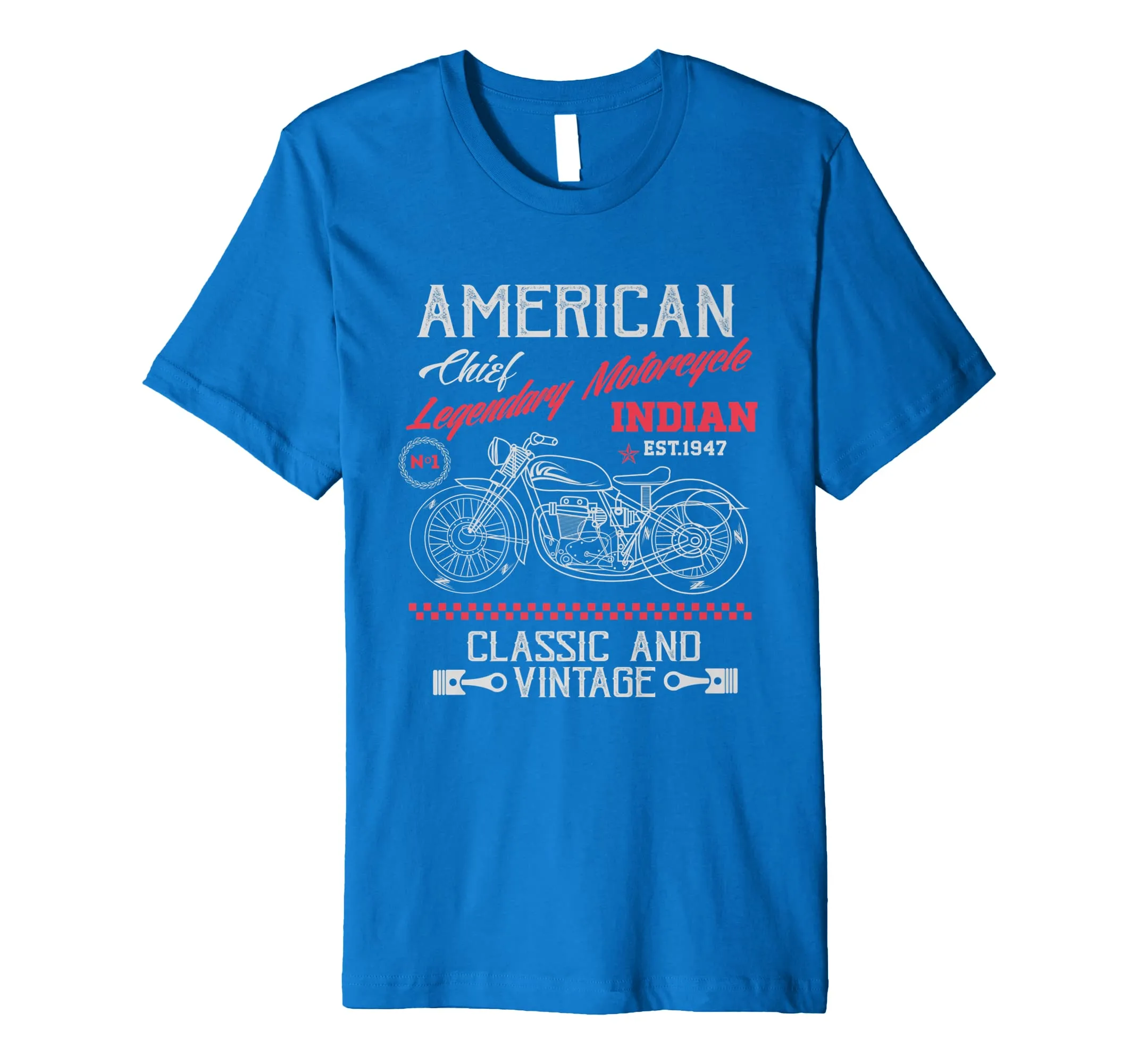 Vintage American Motorcycle Indian old bikers Shirt