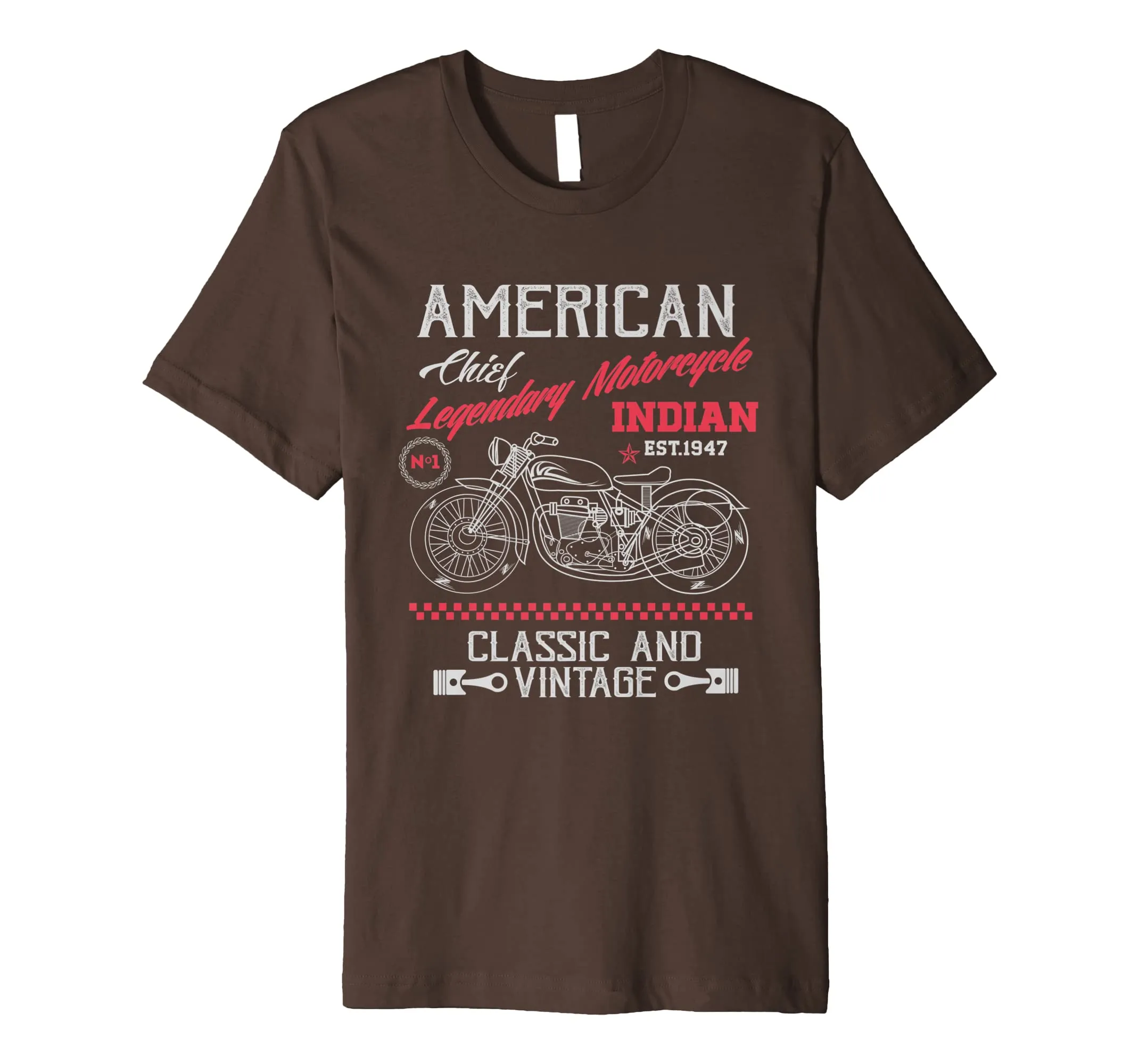 Vintage American Motorcycle Indian old bikers Shirt