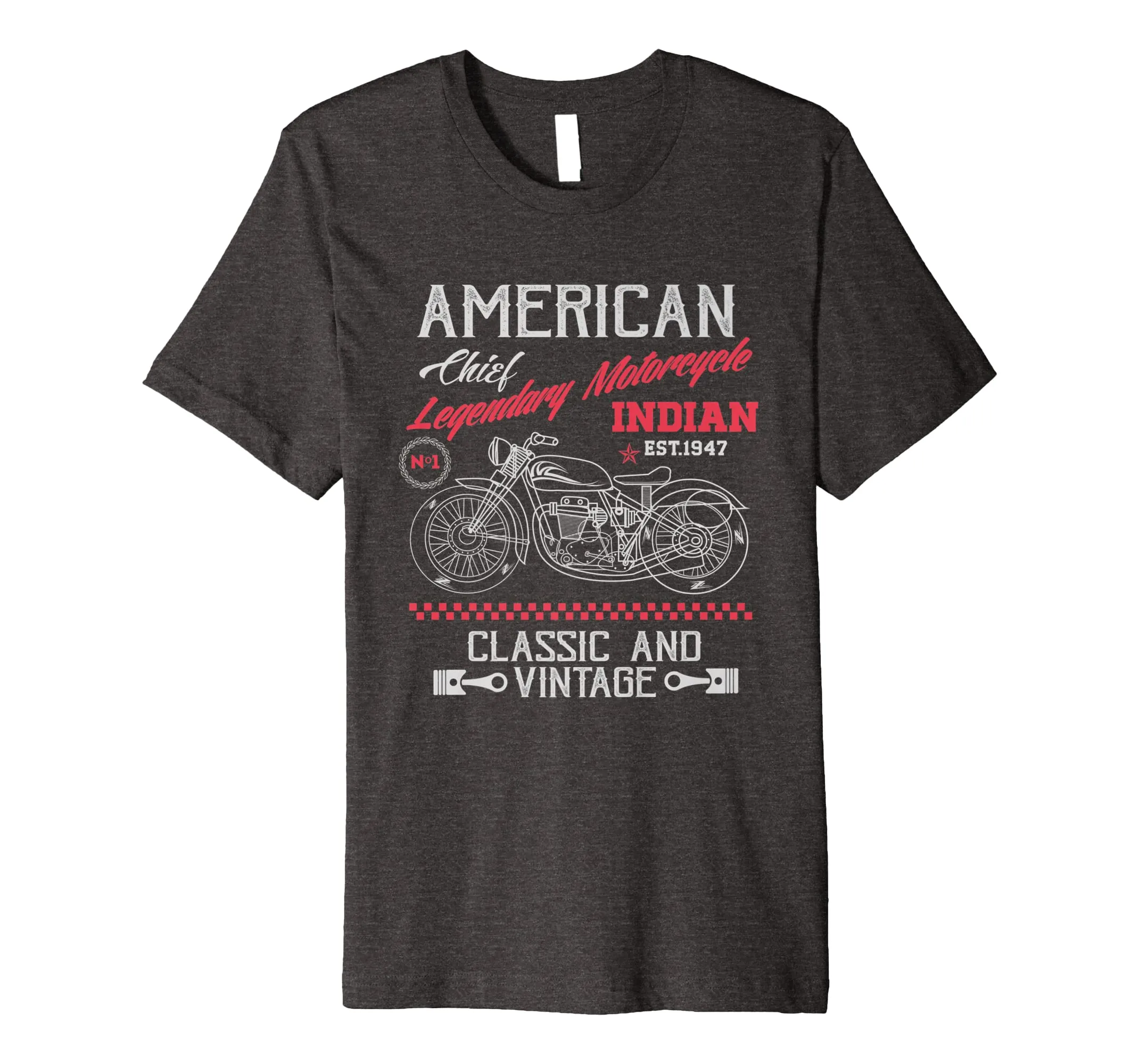 Vintage American Motorcycle Indian old bikers Shirt
