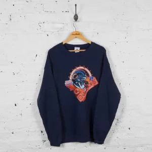 Vintage Chicago Bears Champions NFL Sweatshirt - Navy - L