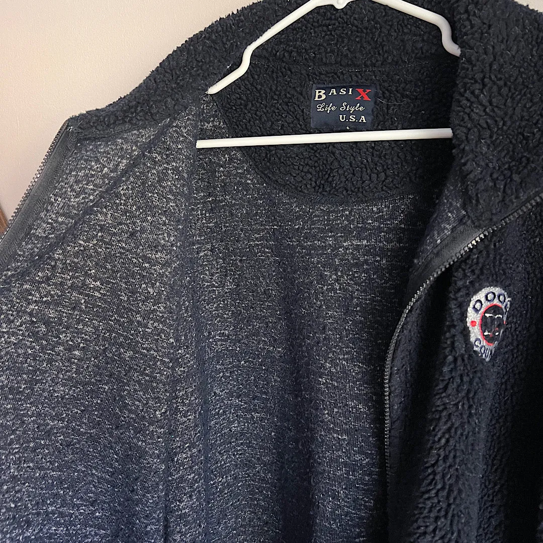 Vintage Door County Berber Fleece Zip Up