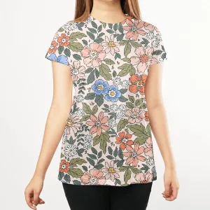 Vintage floral Women All Over T-Shirt