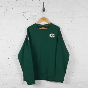 Vintage Green Bay Packers Therma Fit Sweatshirt - Green - XL