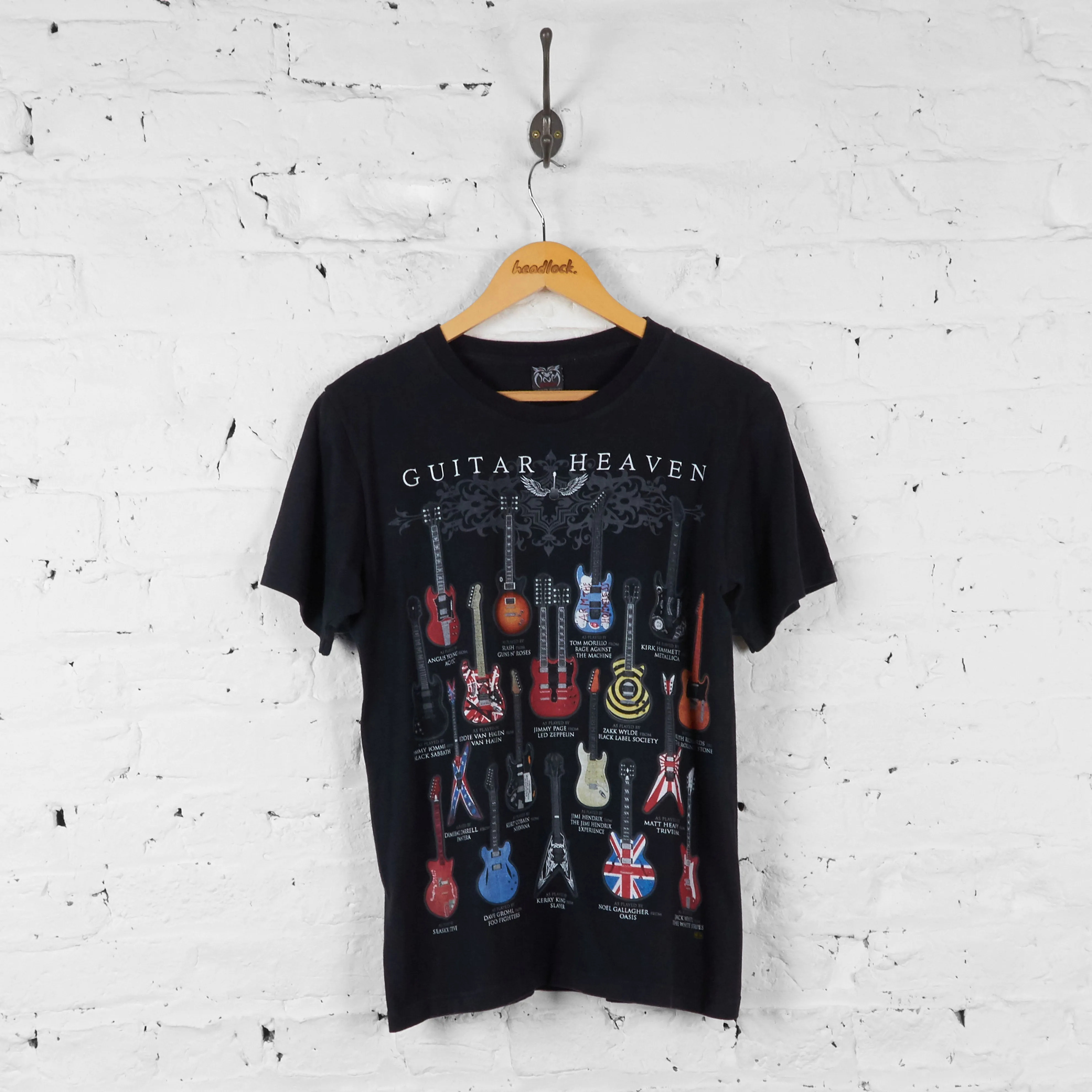 Vintage Guitar Heaven T-shirt - Black - M