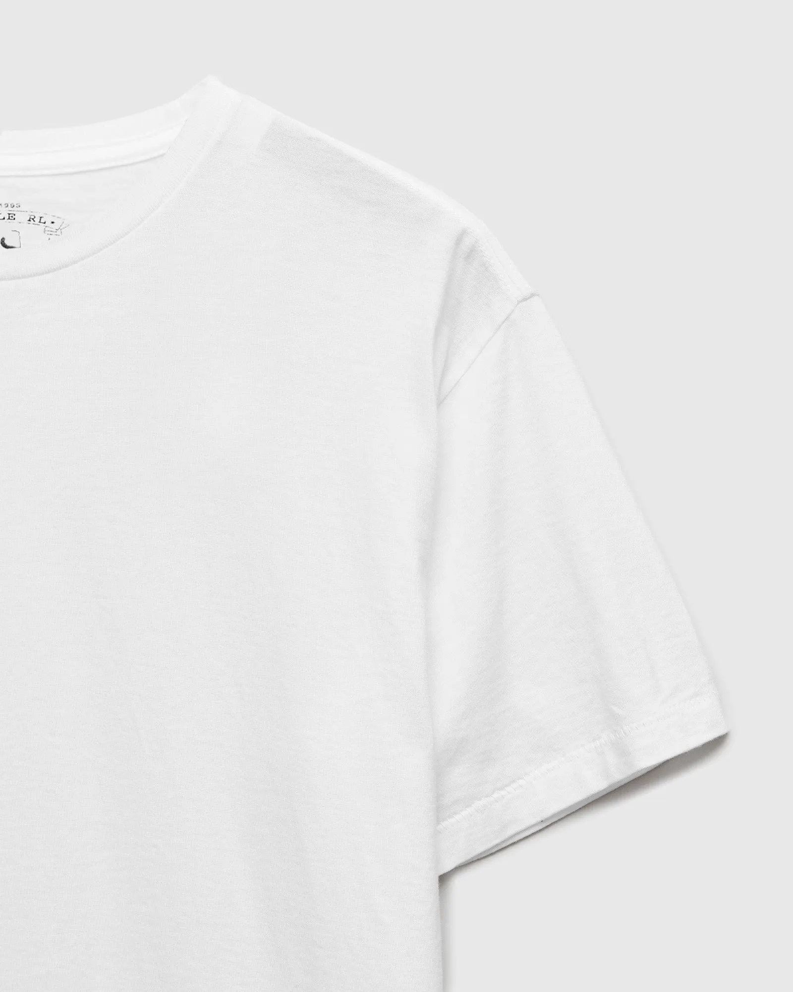 Vintage Knit T-Shirt in White