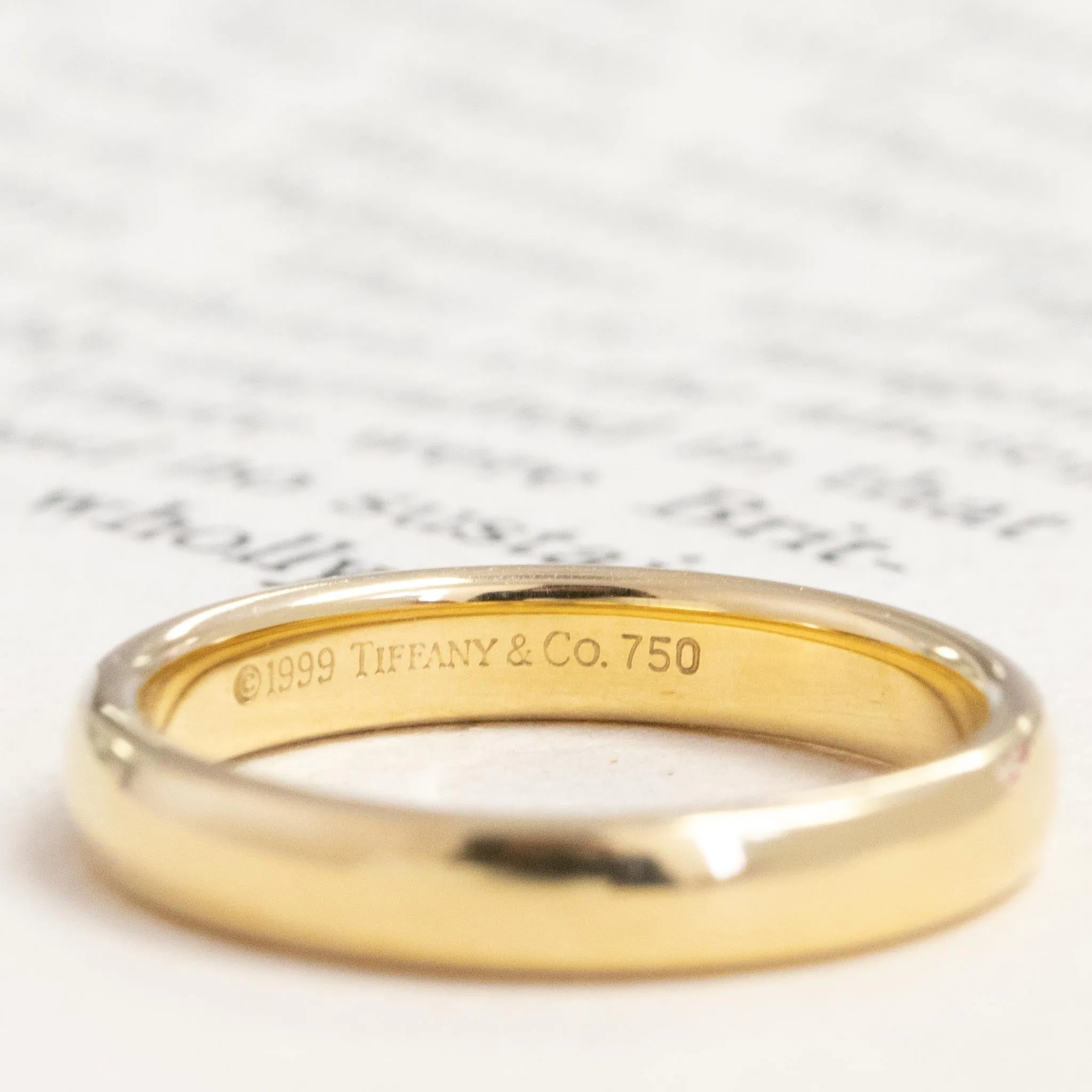 Vintage Slim Wedding Band, by Tiffany & Co.