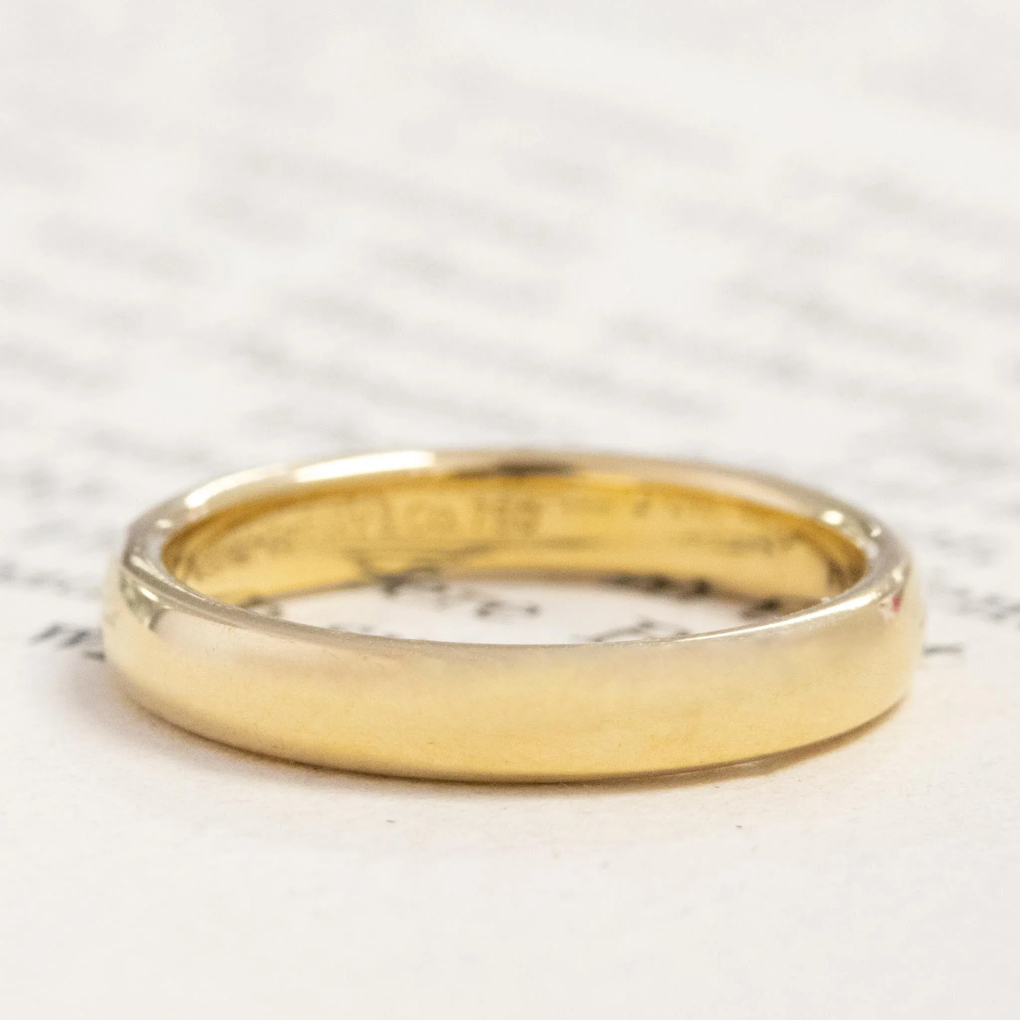 Vintage Slim Wedding Band, by Tiffany & Co.