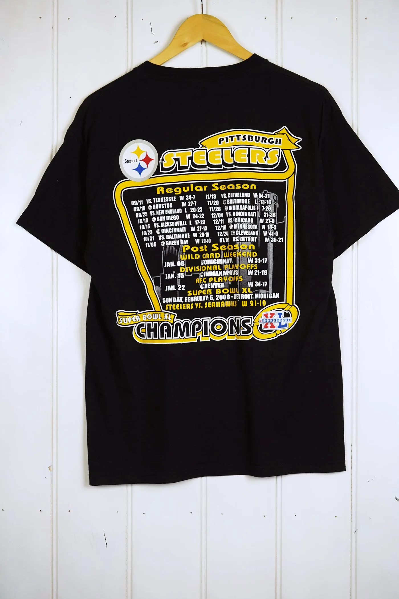 Vintage Sports - 06 Steelers Tee - Medium