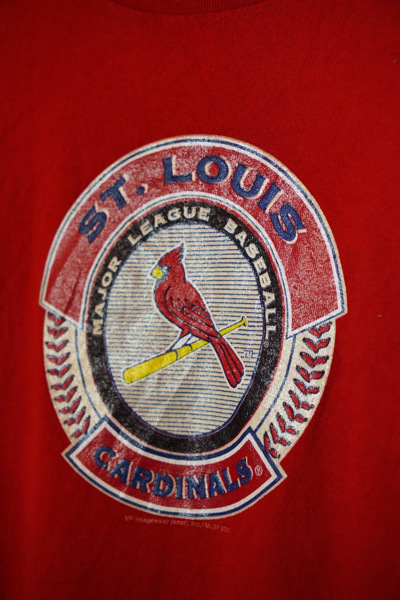 Vintage Sports - St Louis Cardinals Red Tee - Large