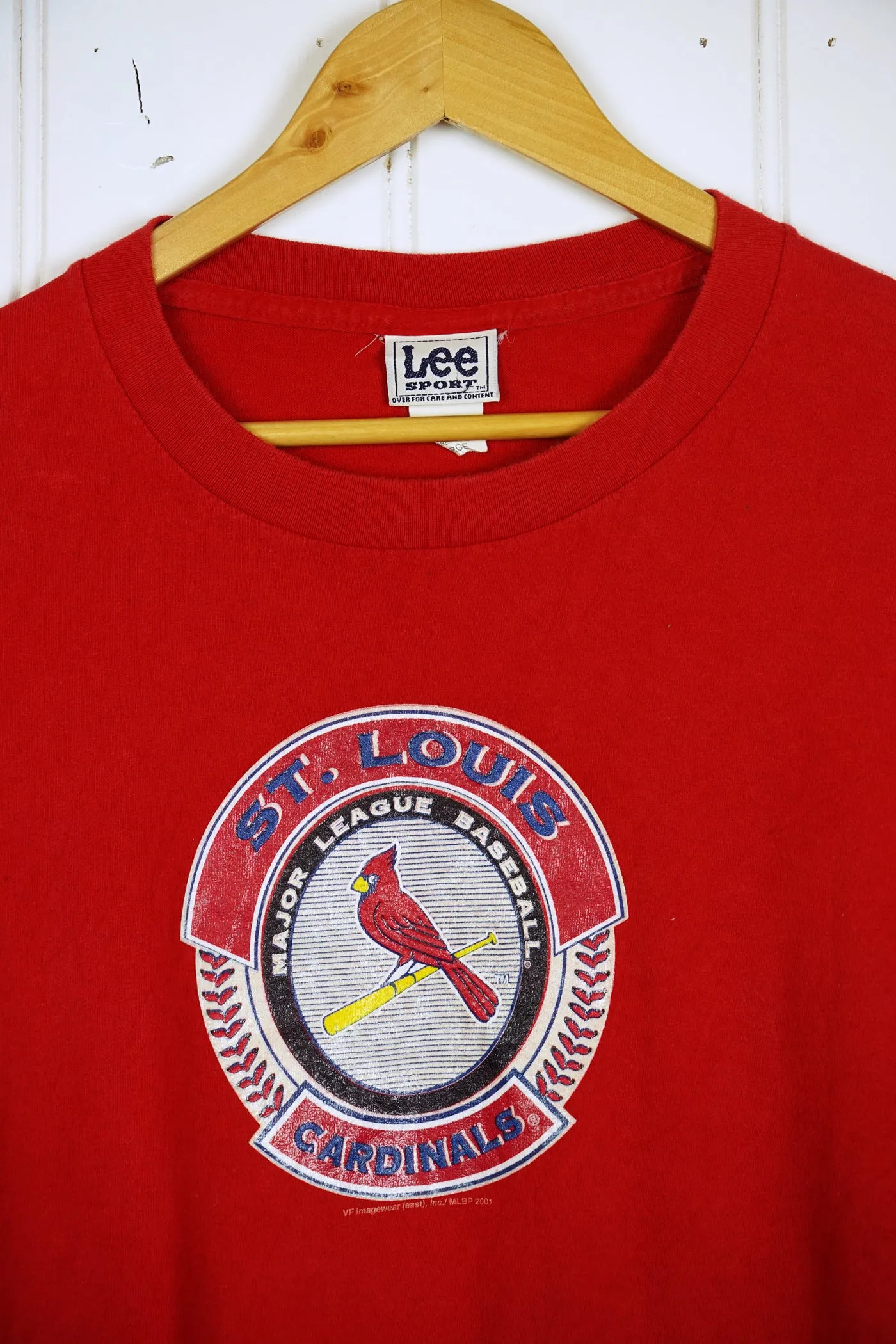 Vintage Sports - St Louis Cardinals Red Tee - Large