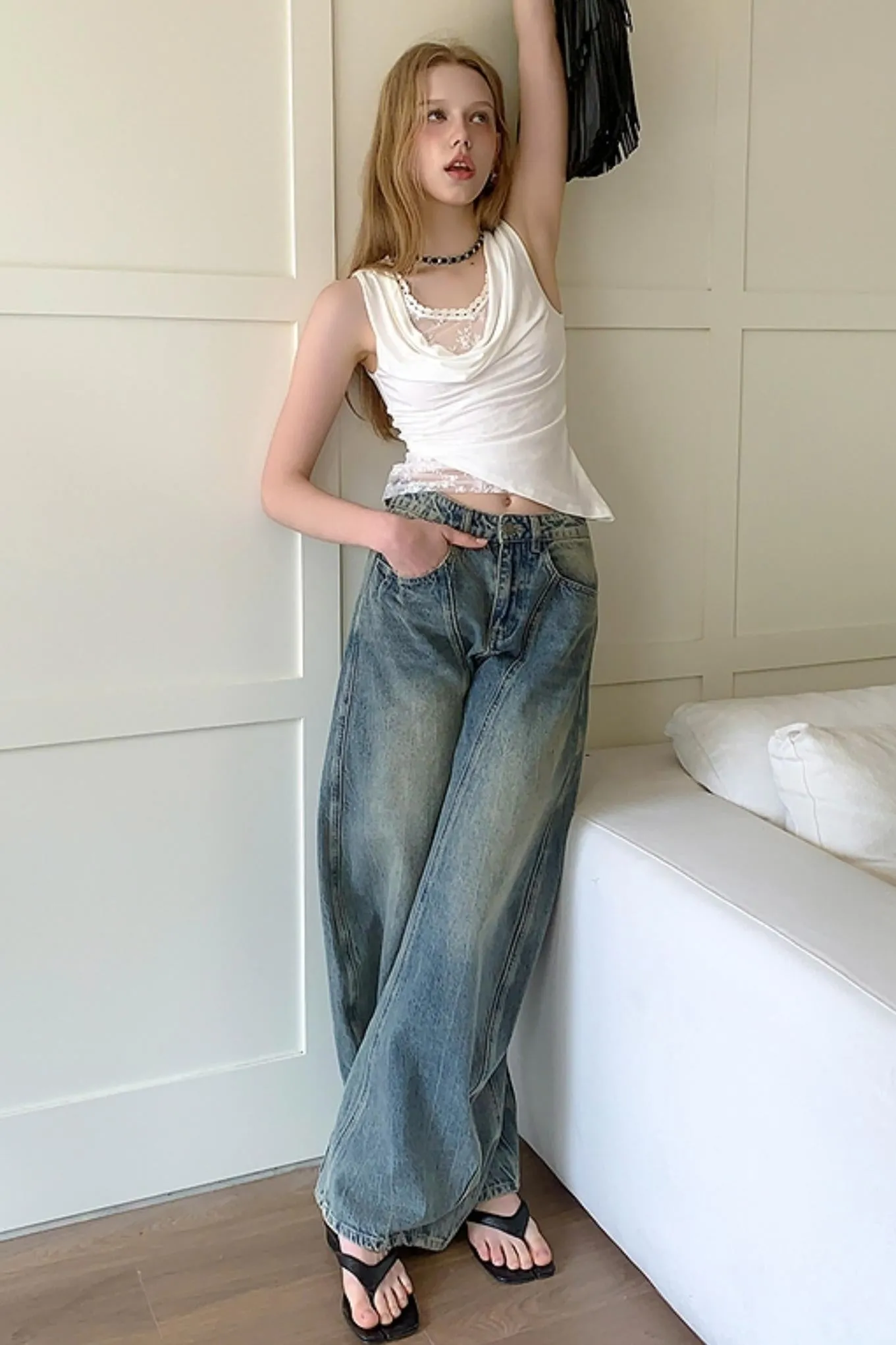 Vintage Wide Leg Jeans