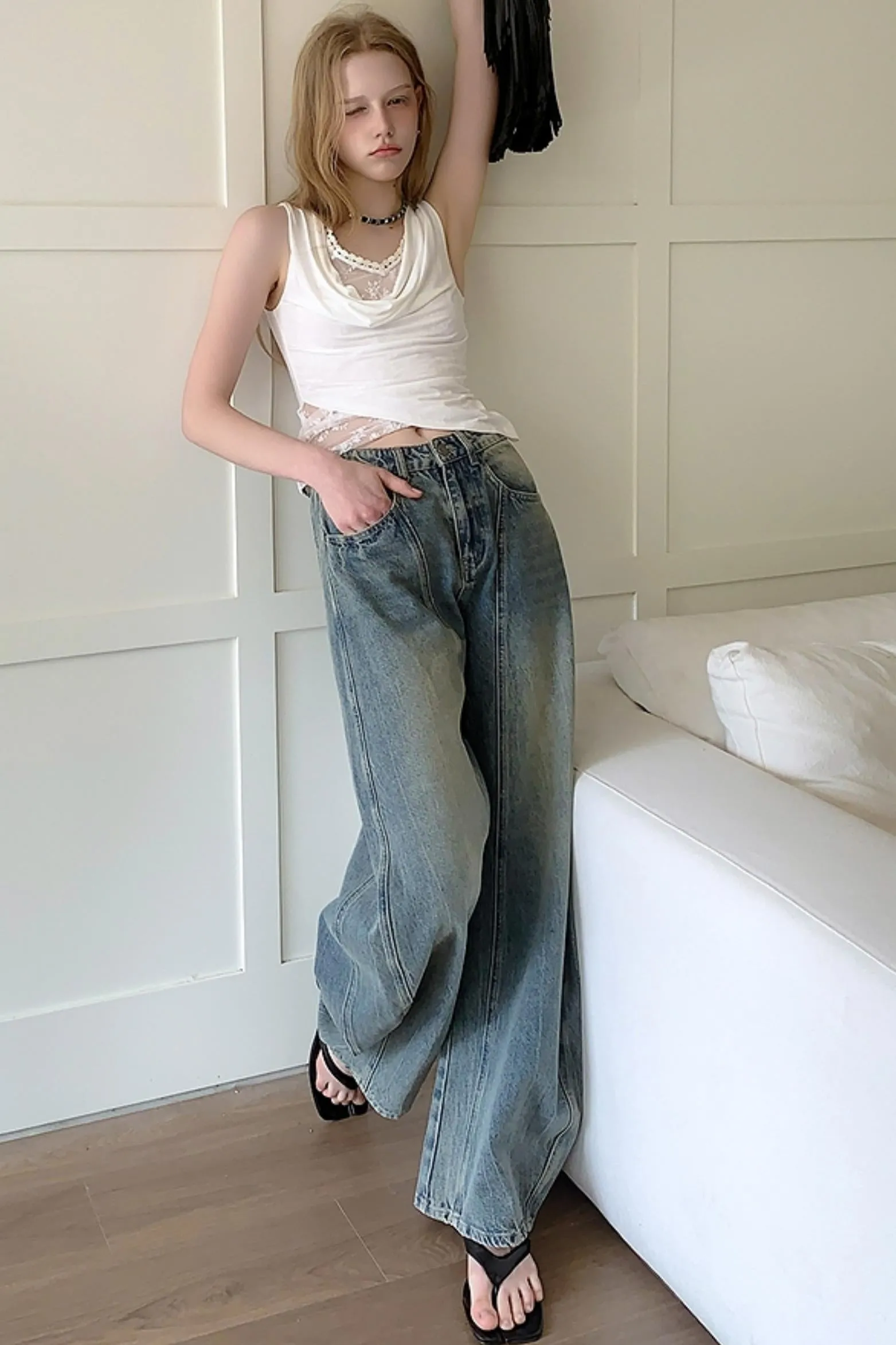 Vintage Wide Leg Jeans