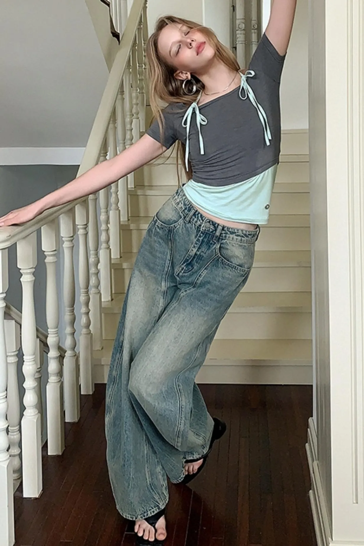 Vintage Wide Leg Jeans