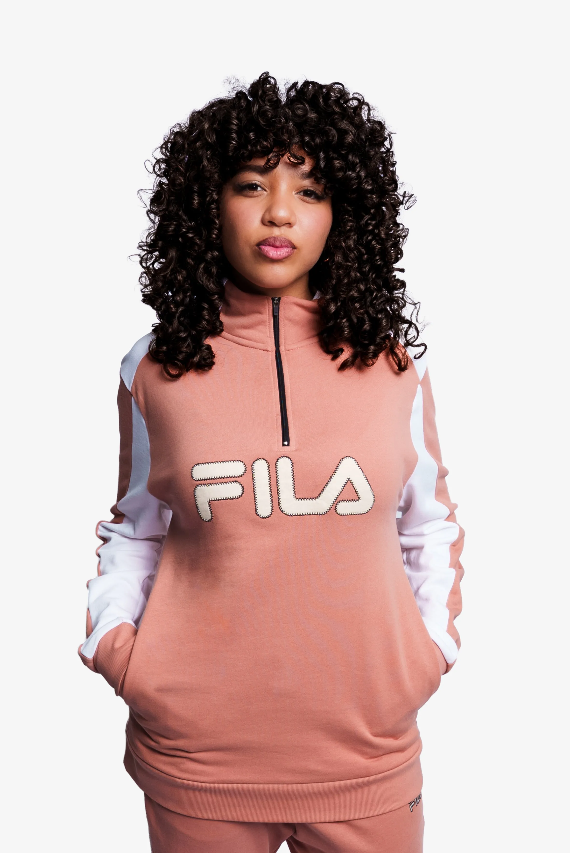 Vivian 3/4 Zip Up Sweatshirt