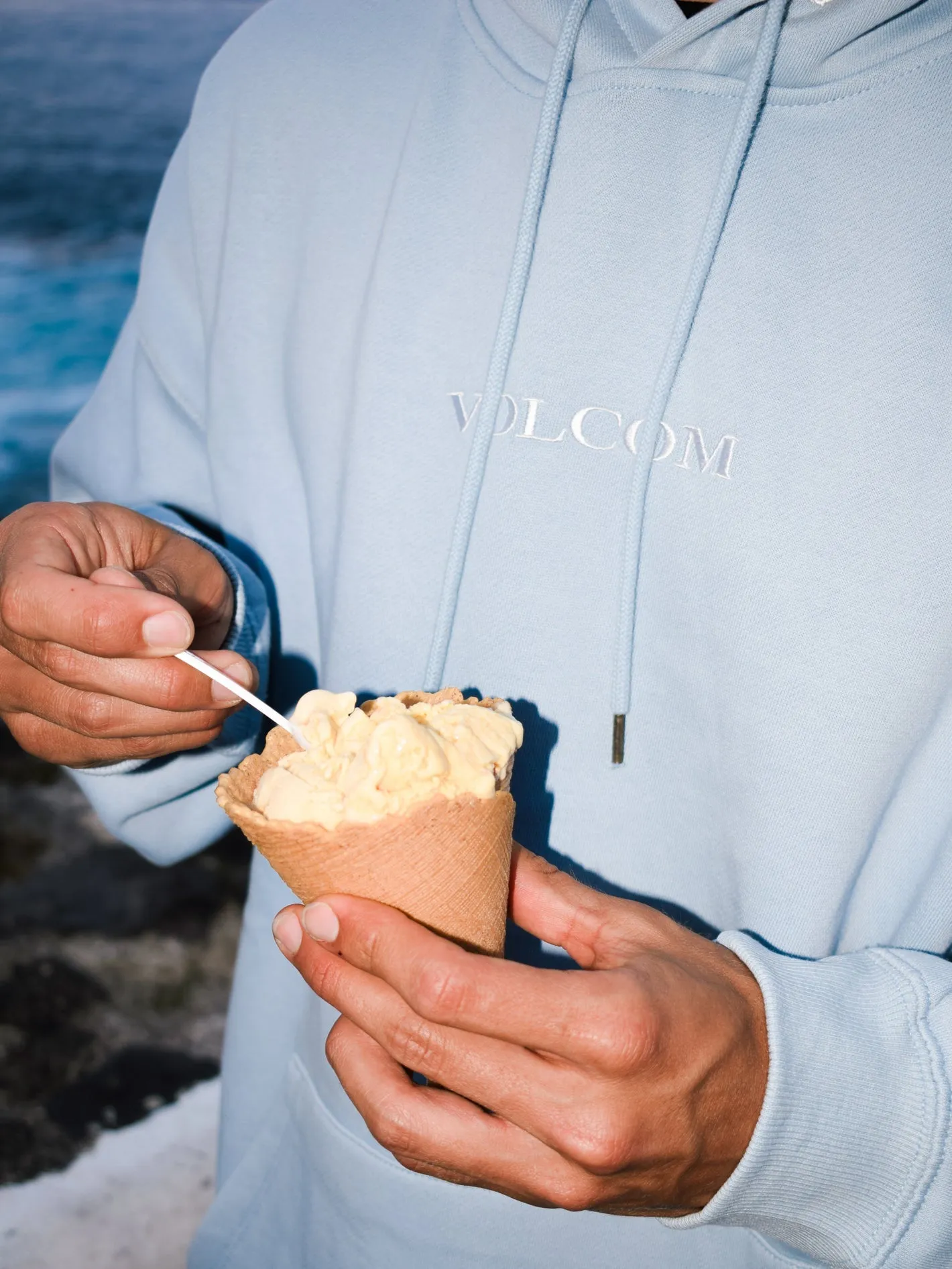 Volcom Stone Kapuzenpullover - CELESTIAL BLUE