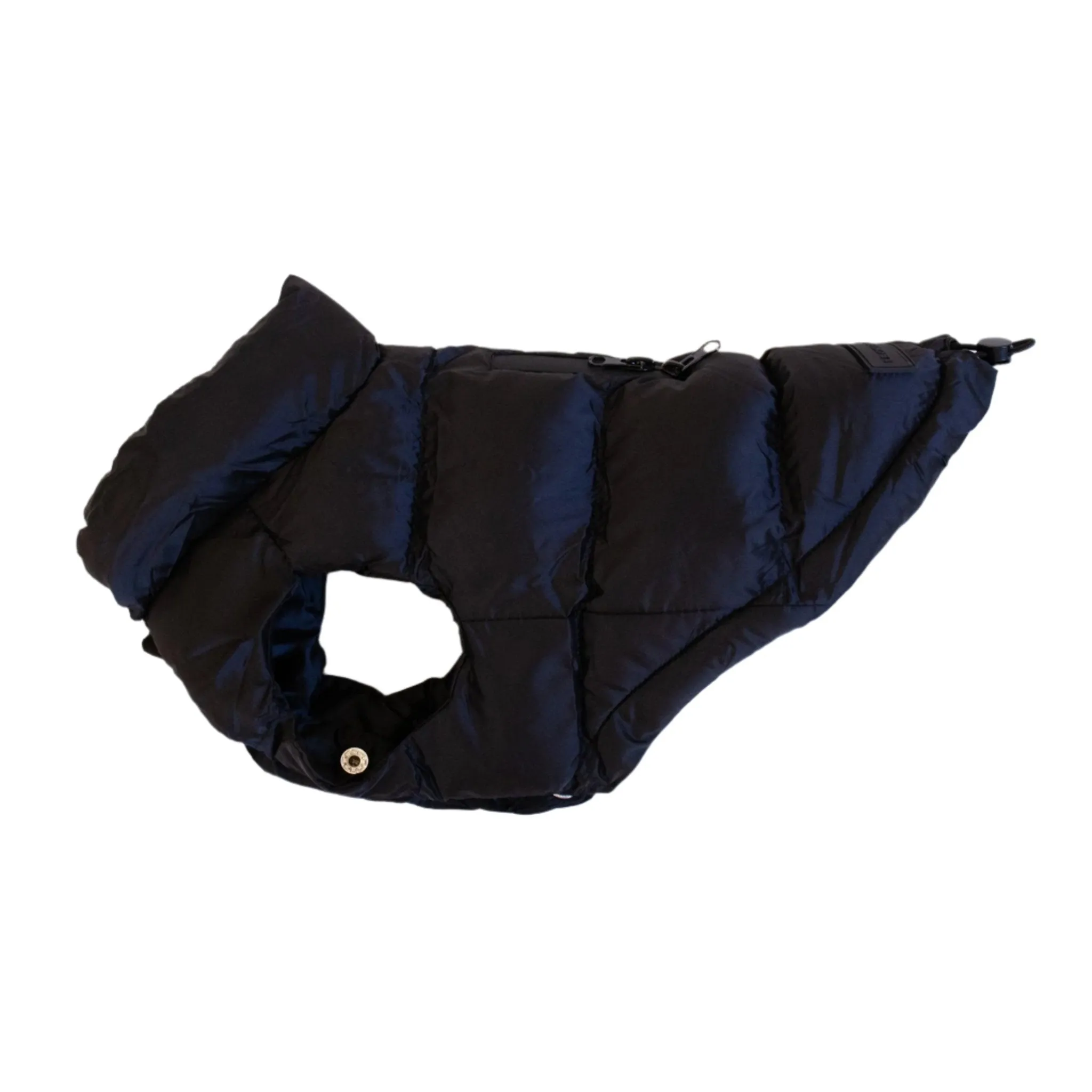 waterproof chien puffer - black low stock