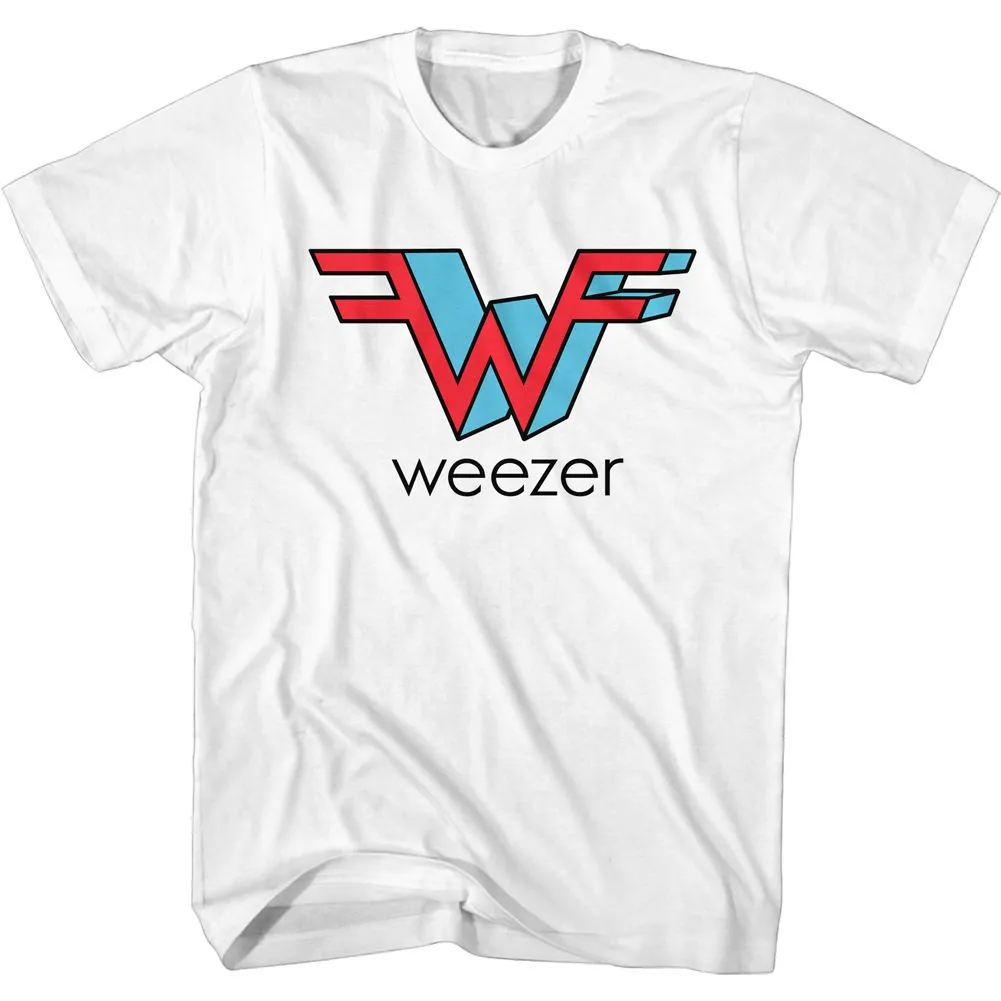 Weezer 3D "W" Design T-Shirt