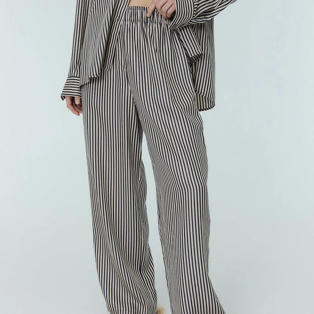 West Woman's Shirt & Pants Set | Midnight Navy