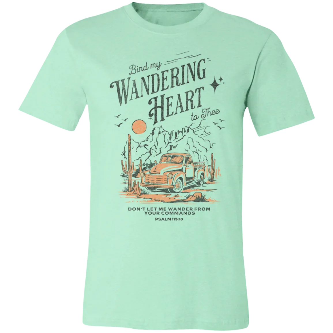 Western Christian Tee - Faith & Cowboy Style - Bella   Canvas