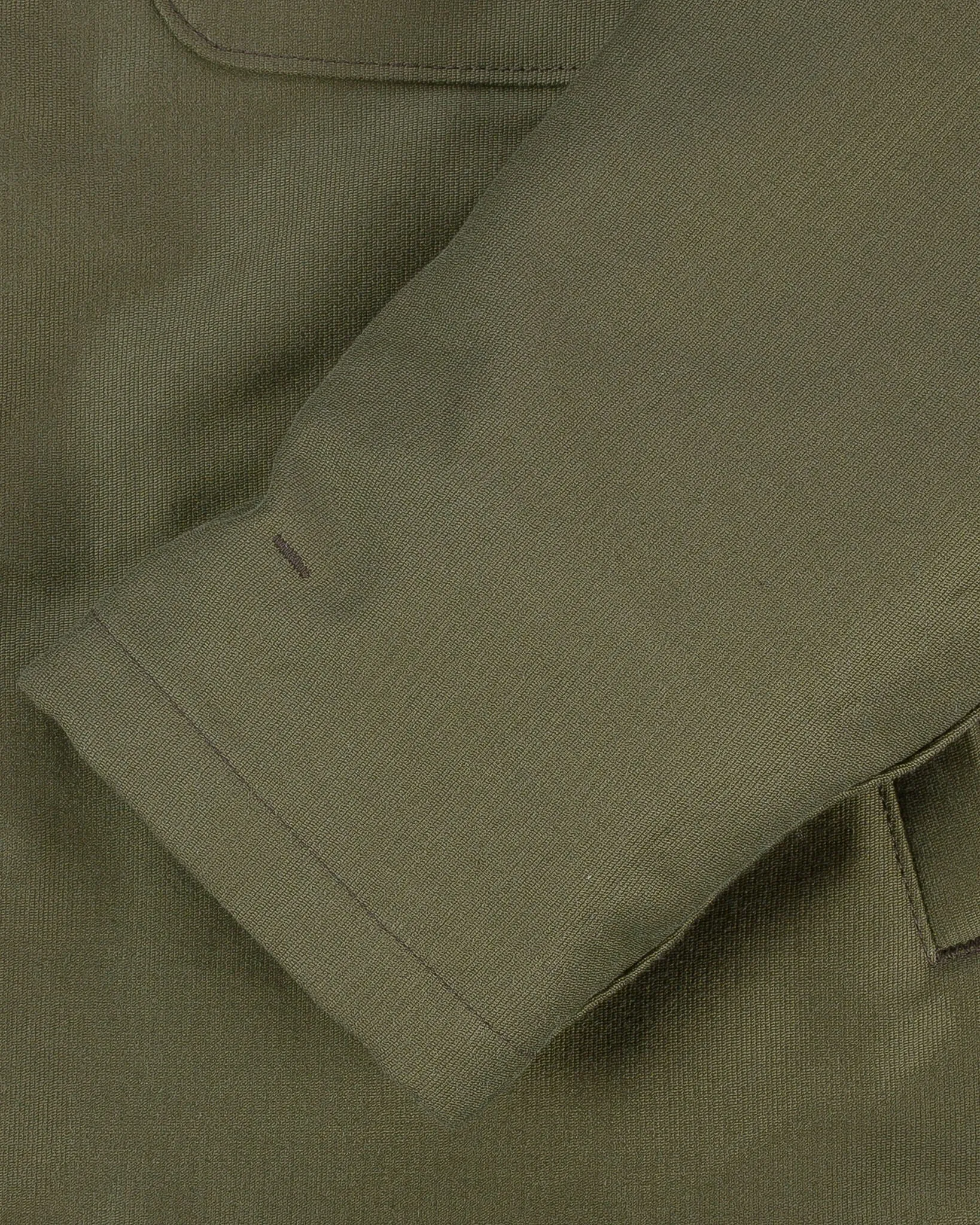 Whipcord A2 Deck Jacket - Olive Drab Green